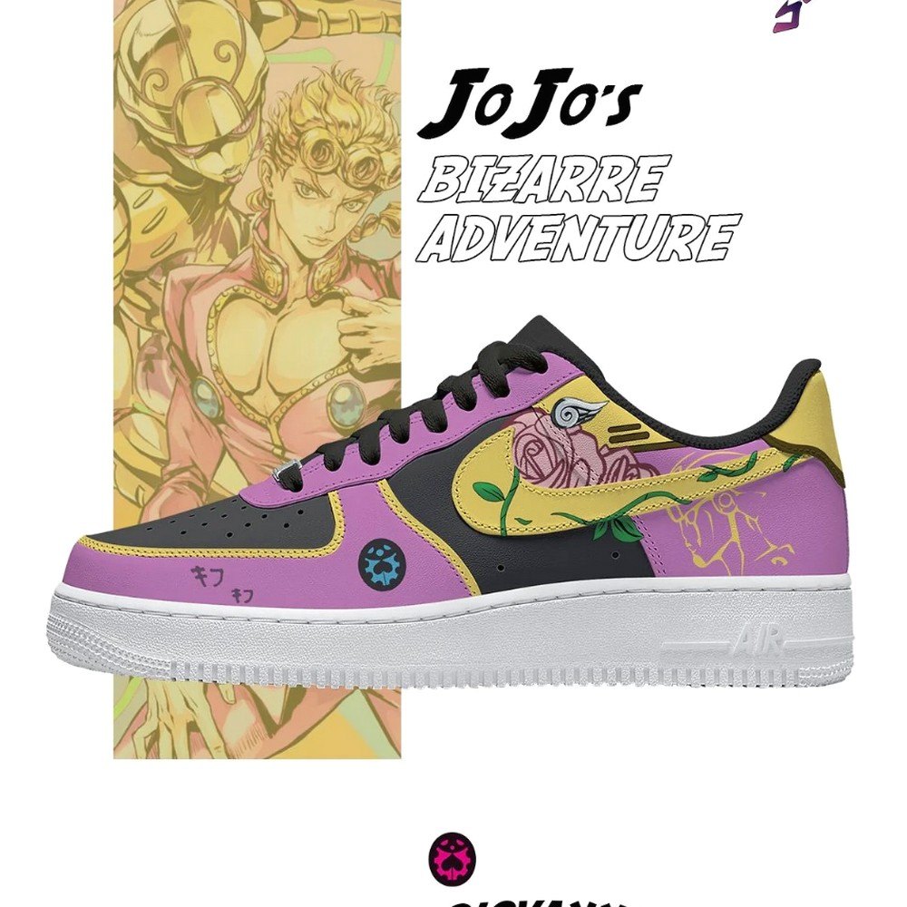 Giorno Giovanna Jojo's Bizarre Adventure Low Top Shoes