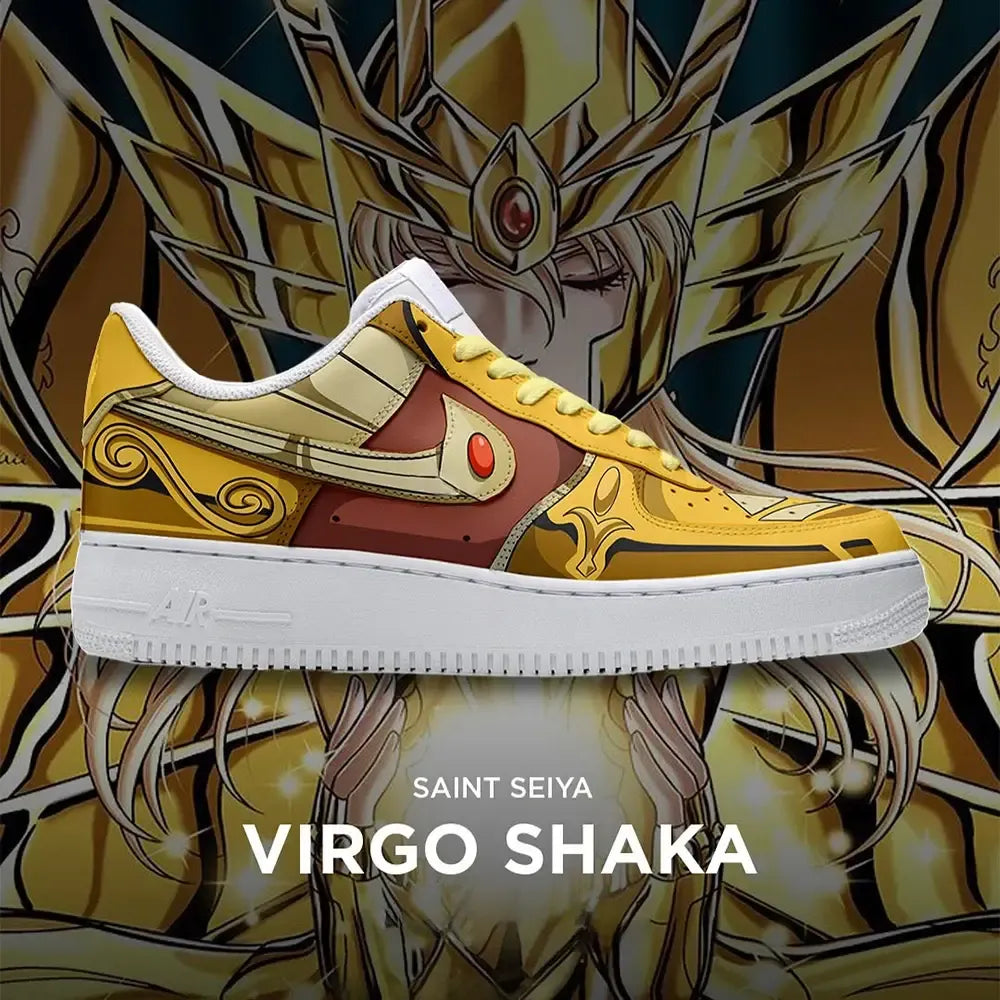 Virgo Shaka Saint Seiya Low Top Shoes
