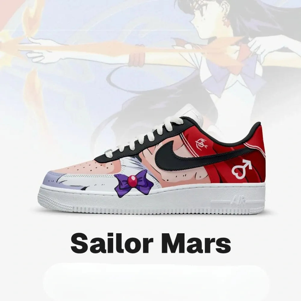 Sailor Mars Sailor Moon Special Low Top Shoes
