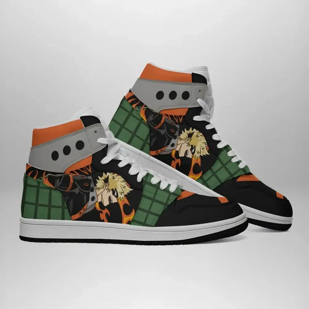 Bakugo Explosion My Hero Academia Special High Top Shoes