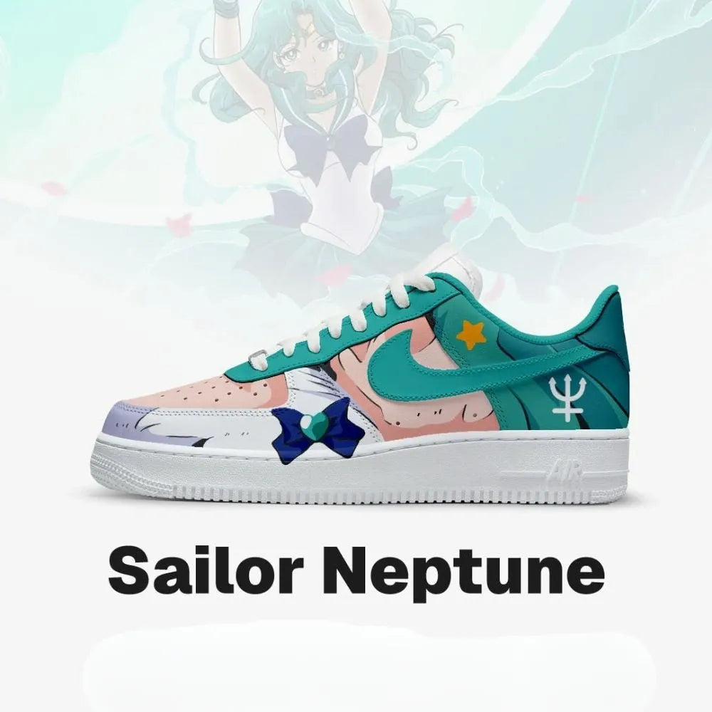 Sailor Neptune No.1 Sailor Moon Special Low Top Shoes